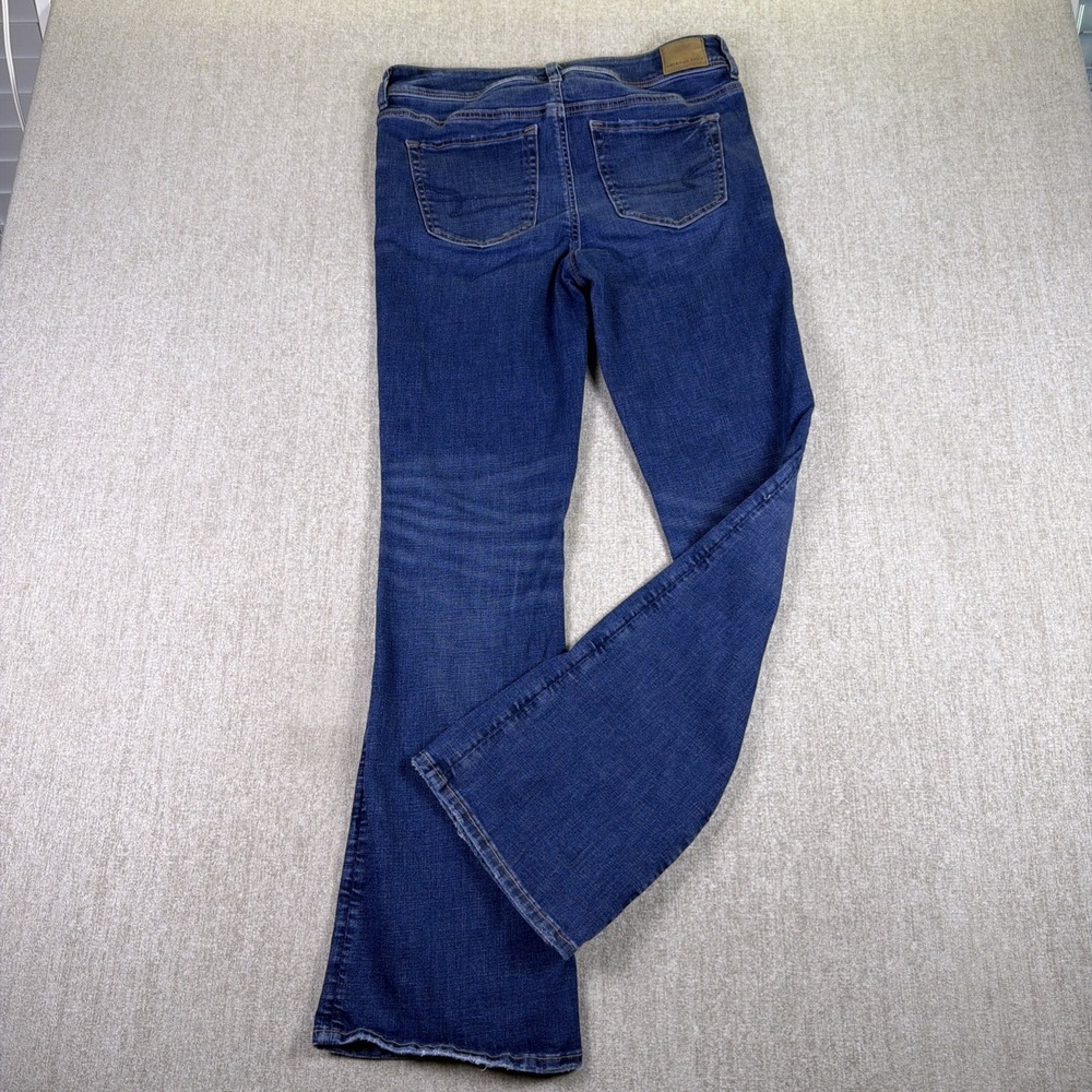 American Eagle Jeans Women Size 8R Kick Boot Next Level Stretch Cowgirl Flare - Picture 14 of 16